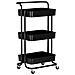 Aiutante Parrucchiere Carrello Cosmetico Tavolino Su Ruote Per La Tintura St010bl Al Salone Di Bellezza Scaffale Con Ripiani - Foto miniatura 5