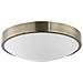 Lampada A Soffitto Jonas - Argento - Metallo, Vetro - 8x36x36 Cm - Foto miniatura 1