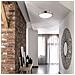 Lampada A Soffitto Jonas - Argento - Metallo, Vetro - 8x36x36 Cm - Foto miniatura 2