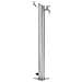 Fontana Da Giardino A Colonna Esterno Tiglio Acciaio Inox Spazzolato H 95 Cm - Foto miniatura 1