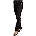 Jeans Skinny Decorati A Vita Media Neri - W25 - Foto miniatura 2