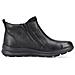 Black Casual Closed Booties Stivaletti Pelle Scarpe Donna Nero Eu 39, Z0060-00 - Foto miniatura 3