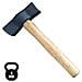 Carpentiere Martello - Testa In Acciaio Al Carbonio Forgiato Da 1 Kg - Piano Funzionante Temperato - Manico In Legno - Foto miniatura 1