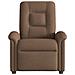 Poltrona Reclinabile In Tessuto Marrone - Foto miniatura 3