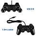 Controller Usb Con Vibrazione Compatibile Con Pc / Ps3. - Foto miniatura 3