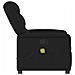 Poltrona Massaggiante Reclinabile Nera in Tessuto - Foto miniatura 4