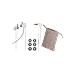 MIHXW cuffia e auricolare Cablato In-ear Bianco - Foto miniatura 2