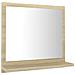 Lusso Casadino -  Specchio Da Bagno Rovere Sonoma 40x10,5x37 Cm Legno Multistrato - Foto miniatura 1