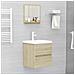 Lusso Casadino -  Specchio Da Bagno Rovere Sonoma 40x10,5x37 Cm Legno Multistrato - Foto miniatura 5