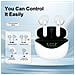 Auricolari Wireless 5.4 Bluetooth Dp4 A Lunga Durata White - Foto miniatura 4