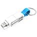 Cavo Dati Portachiavi Multifunzionale 6 In 1 - Blue - Foto miniatura 3