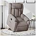 Poltrona Alzapersona Reclinabile Tortora in Tessuto - Foto miniatura 2
