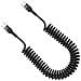 Cavo A Spirale Usb Type-c A Type-c - Ricarica Rapida 5a, 1 Metro - Foto miniatura 3