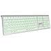Tastiera Wireless SUBKB-3MIE300  (Layout Spagnolo) Colore Argento, Bianco - Foto miniatura 1