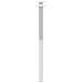 Gambe per tavolo da pranzo a forma di X 2 pz bianche 50x(72-73) cm in acciaio - Foto miniatura 6