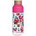 Bottiglia D'acqua Riutilizzabile Ice 720ml Con Tappo In Legno E Motivo Floreale, Rosa - Foto miniatura 1