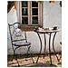 Set Di 2 Sedie Da Giardino Coriano Pieghevole Metallo Nero - Foto miniatura 1