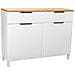 Credenza In Legno Con 2 Cassetti E 2 Ante 120x40x76h Cm - Foto miniatura 1
