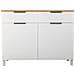 Credenza In Legno Con 2 Cassetti E 2 Ante 120x40x76h Cm - Foto miniatura 3