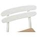 Sedia da pranzo 2 pcs Bianco e marrone Legno di gomma solido - Foto miniatura 9