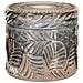 Set Di 2 Vasetti Decorativi In Vetro Fumé Con Coperchio E Motivi In Rilievo Ø9x8,5 Cm - Foto miniatura 2
