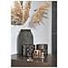 Set Di 2 Vasetti Decorativi In Vetro Fumé Con Coperchio E Motivi In Rilievo Ø9x8,5 Cm - Foto miniatura 6