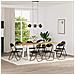 Sedia pieghevole 8 pcs Nero 48 x 43,5 x 81 cm Pelle Sintetica - Foto miniatura 2