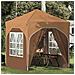 Tenda per feste a pop-up 192 x 192 x 245 cm Beige - Foto miniatura 2