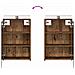Set di Armadi da Bagno 4 pcs Legno antico 43 x 16 x 62,5 cm - Foto miniatura 9