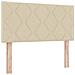 Letto box spring con materasso Crema 120 x 200 cm Tessuto - Foto miniatura 5