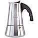 Moka 4 Tazze Acciaio Inox Colore Rosso ad Induzione - Linea Miss Conny - Foto miniatura 2