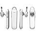 Auricolare Bluetooth Universale BH11 Monofonico Colore Bianco / Argento - Foto miniatura 2