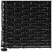Baule da Giardino Nero 150x100x100 cm in Polyrattan - Foto miniatura 4