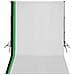 Kit Studio Foto Con 3 Fondali In Cotone Telaio Regolabile 3x5 M - Foto miniatura 1