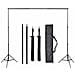 Kit Studio Foto Con 3 Fondali In Cotone Telaio Regolabile 3x5 M - Foto miniatura 5