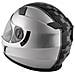 Casco Integrale Moto Scooter Touring Visiera Interna Parasole Viaggio Argento S - Foto miniatura 2