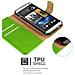 Cadorabo Custodia Compatibile Con Htc One M7 In Verde Erbe - Coperchio Protettiva Con Chiusura Magnetica, Funzione Stand E Tasca Per Le Carte - Foto miniatura 6