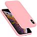 Custodia Compatibile Con Apple Iphone X / Xs In Liquid Rosa - Coperchio Protettivo In Silicone Tpu Flessibile - Foto miniatura 5