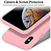 Custodia Compatibile Con Apple Iphone X / Xs In Liquid Rosa - Coperchio Protettivo In Silicone Tpu Flessibile - Foto miniatura 8