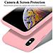 Custodia Compatibile Con Apple Iphone X / Xs In Liquid Rosa - Coperchio Protettivo In Silicone Tpu Flessibile - Foto miniatura 3
