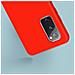 Cover Silicone Samsung Galaxy S20 Fe Semi-rigida Opaca Soft Touch Rosso - Foto miniatura 3