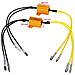 Coppia Resistenze Moto Alluminio 25w Led Frecce Direzione Mini Lampeggiatore - Foto miniatura 3