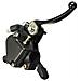 Farfalla Del Pollice Doppia Leva Freno 22 Millimetri 7 8inch Per Mini Moto Quad Pit Bike Atv - Foto miniatura 4