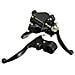 Farfalla Del Pollice Doppia Leva Freno 22 Millimetri 7 8inch Per Mini Moto Quad Pit Bike Atv - Foto miniatura 2