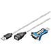 95436, USB 2.0 A, 9-pin D-Sub, Maschio / maschio, Nero, Blu, Argento, Argento, 0,15m, Windows 2000 / XP / Vista / 7 / 8 - Foto miniatura 1