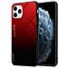 Custodia Compatibile Con Apple Iphone 11 Pro In Rosso - Nero - Coperchio Protettivo Bicolore In Vetro Temperato E Silicone Tpu - Foto miniatura 1