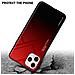 Custodia Compatibile Con Apple Iphone 11 Pro In Rosso - Nero - Coperchio Protettivo Bicolore In Vetro Temperato E Silicone Tpu - Foto miniatura 3