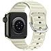 Cinturino Apple Watch 49 Mm, 45 Mm, 44 Mm, 42 Mm Silicone Regolabile Beige - Foto miniatura 1