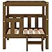 Cuccia per Cani Miele 65,5x43x70 cm in Legno Massello di Pino - Foto miniatura 6