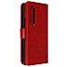 Cover Per Samsung Z Fold3, Portacarte E Chiusura Linguetta Magnetica Rossa - Foto miniatura 3